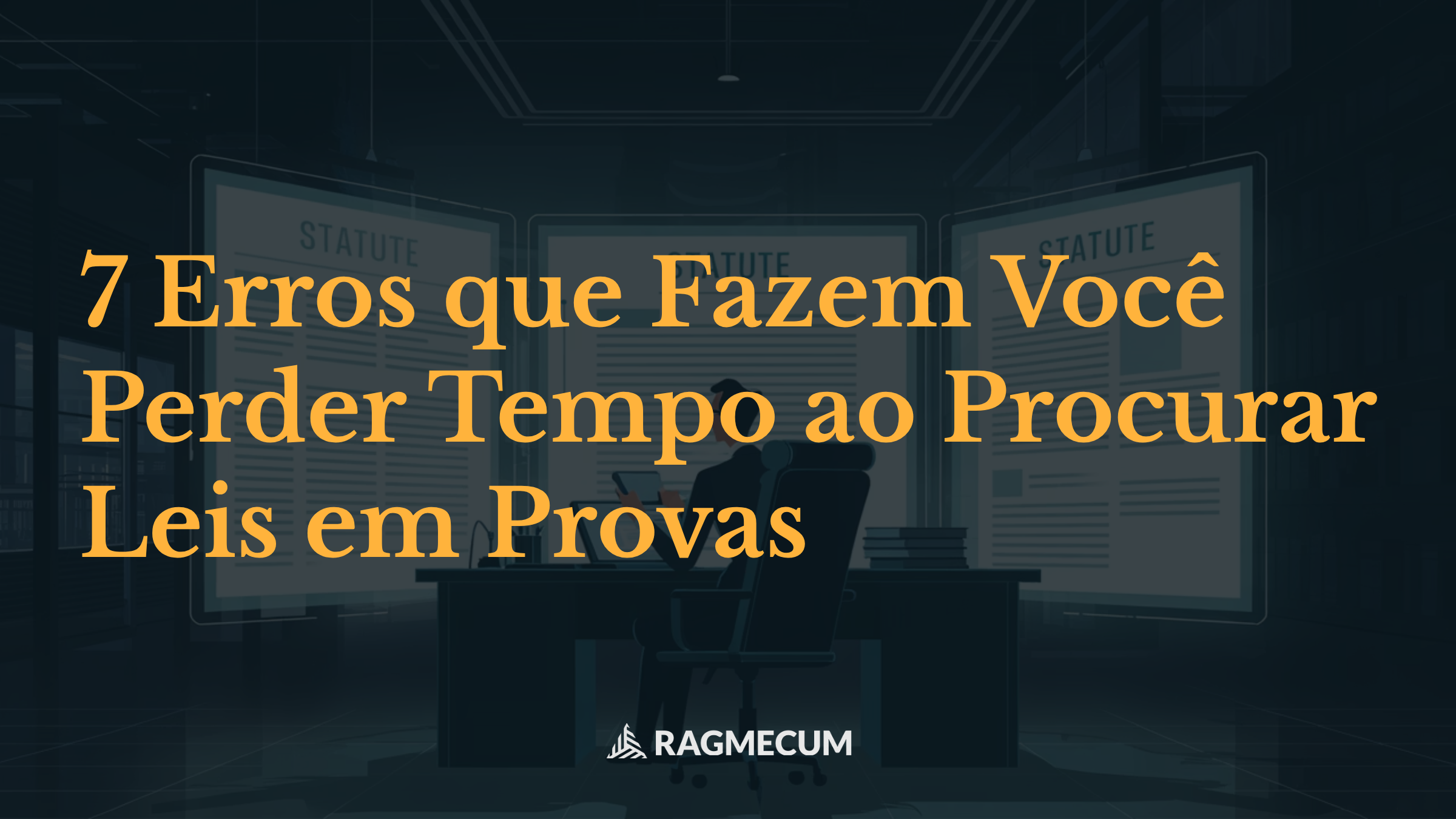 7 Erros que Fazem Você Perder Tempo ao Procurar Leis em Provas