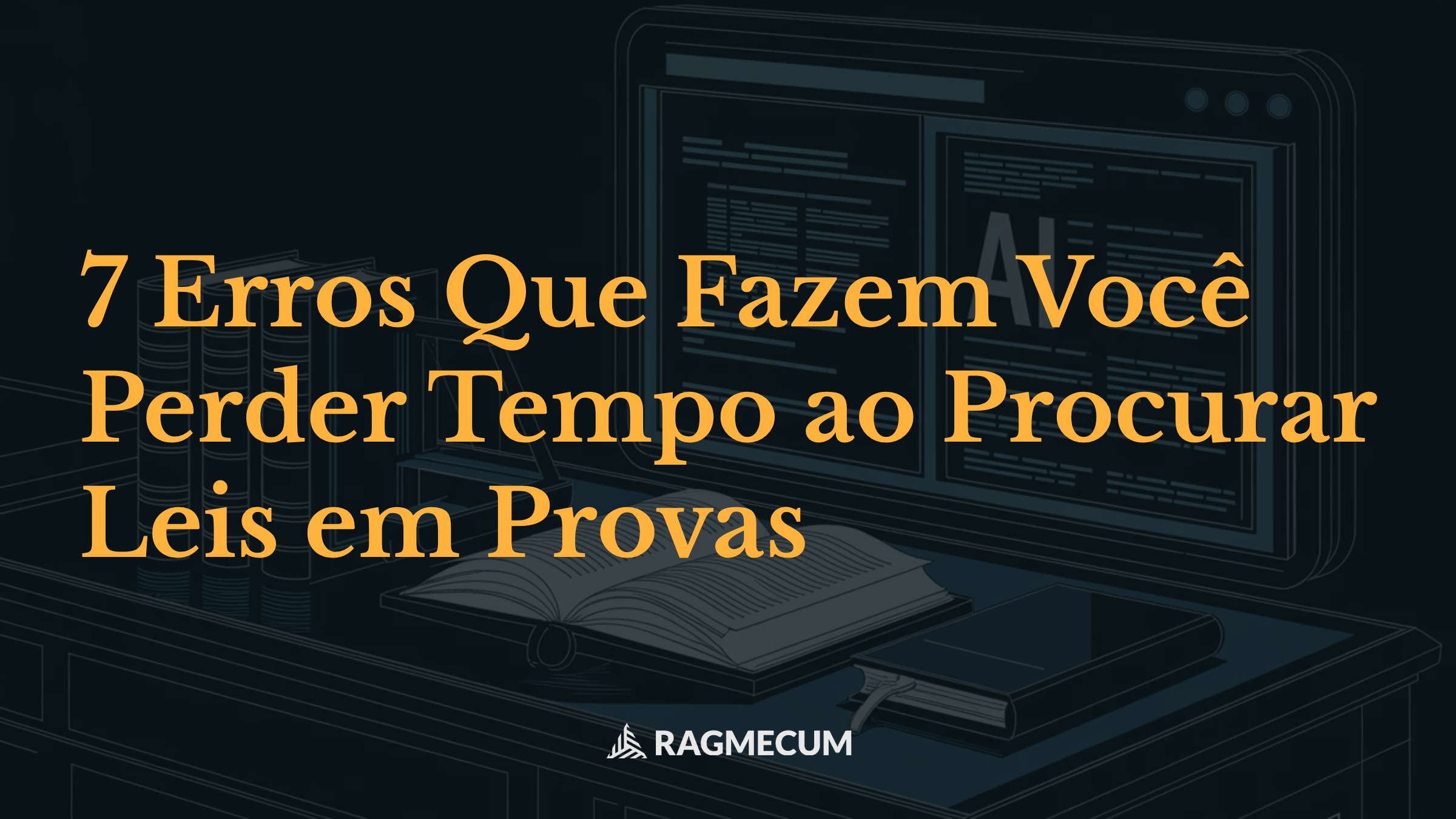 7 Erros Que Fazem Você Perder Tempo ao Procurar Leis em Provas