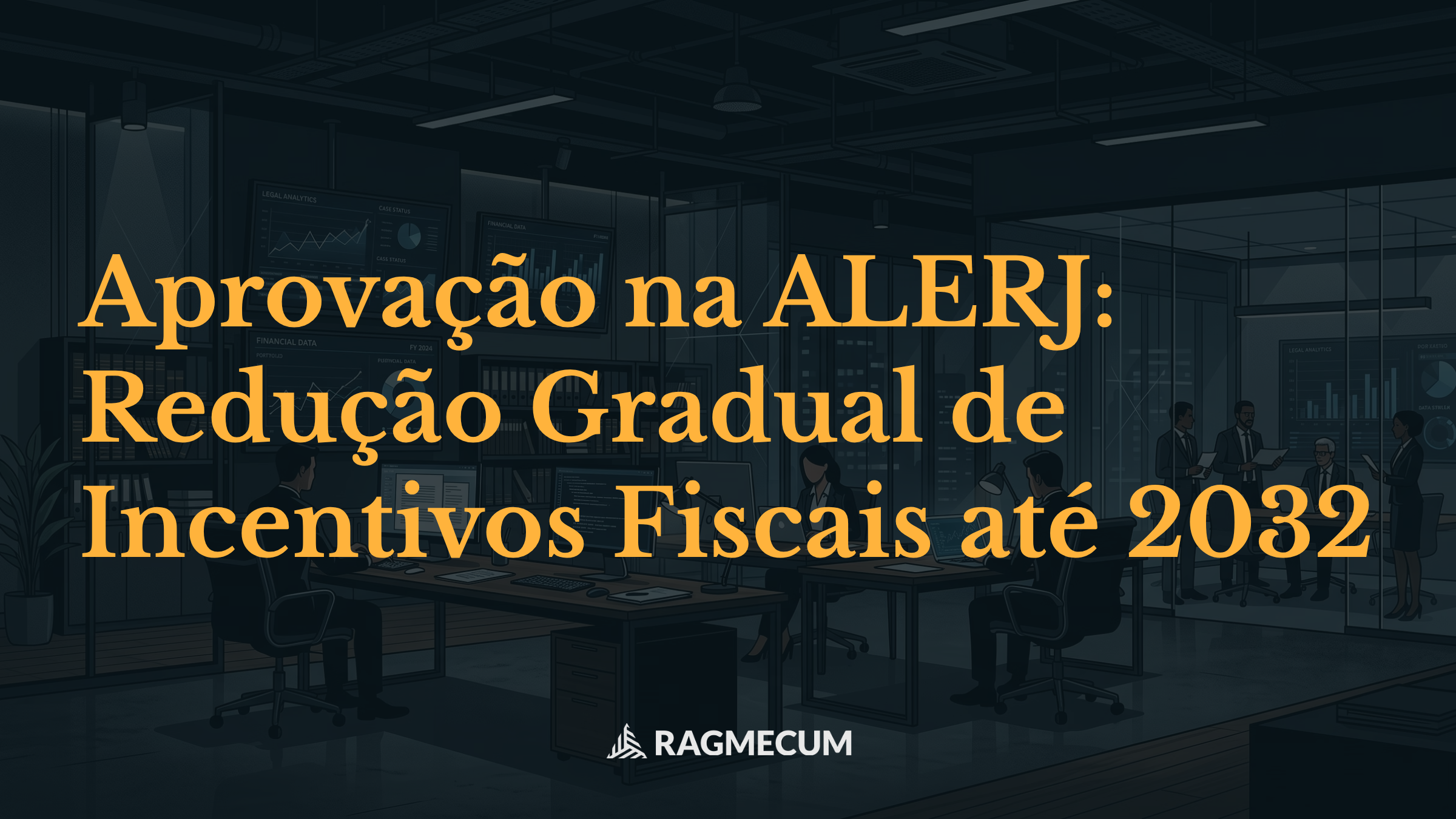 Aprovação na ALERJ: Redução Gradual de Incentivos Fiscais até 2032