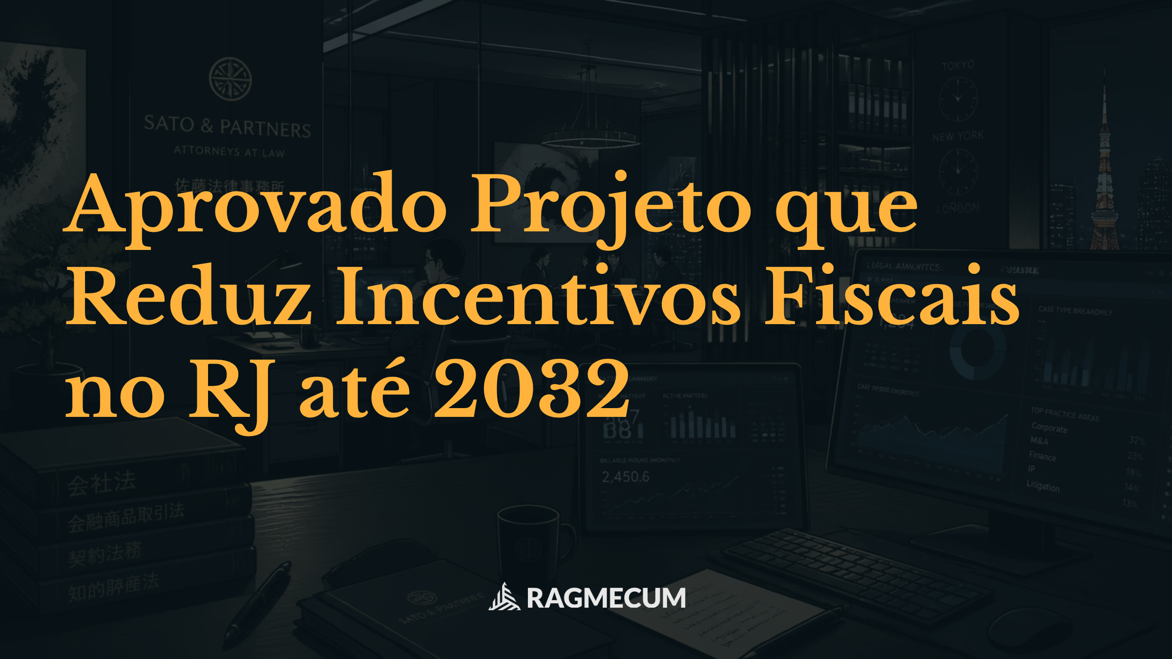 Aprovado Projeto que Reduz Incentivos Fiscais no RJ até 2032
