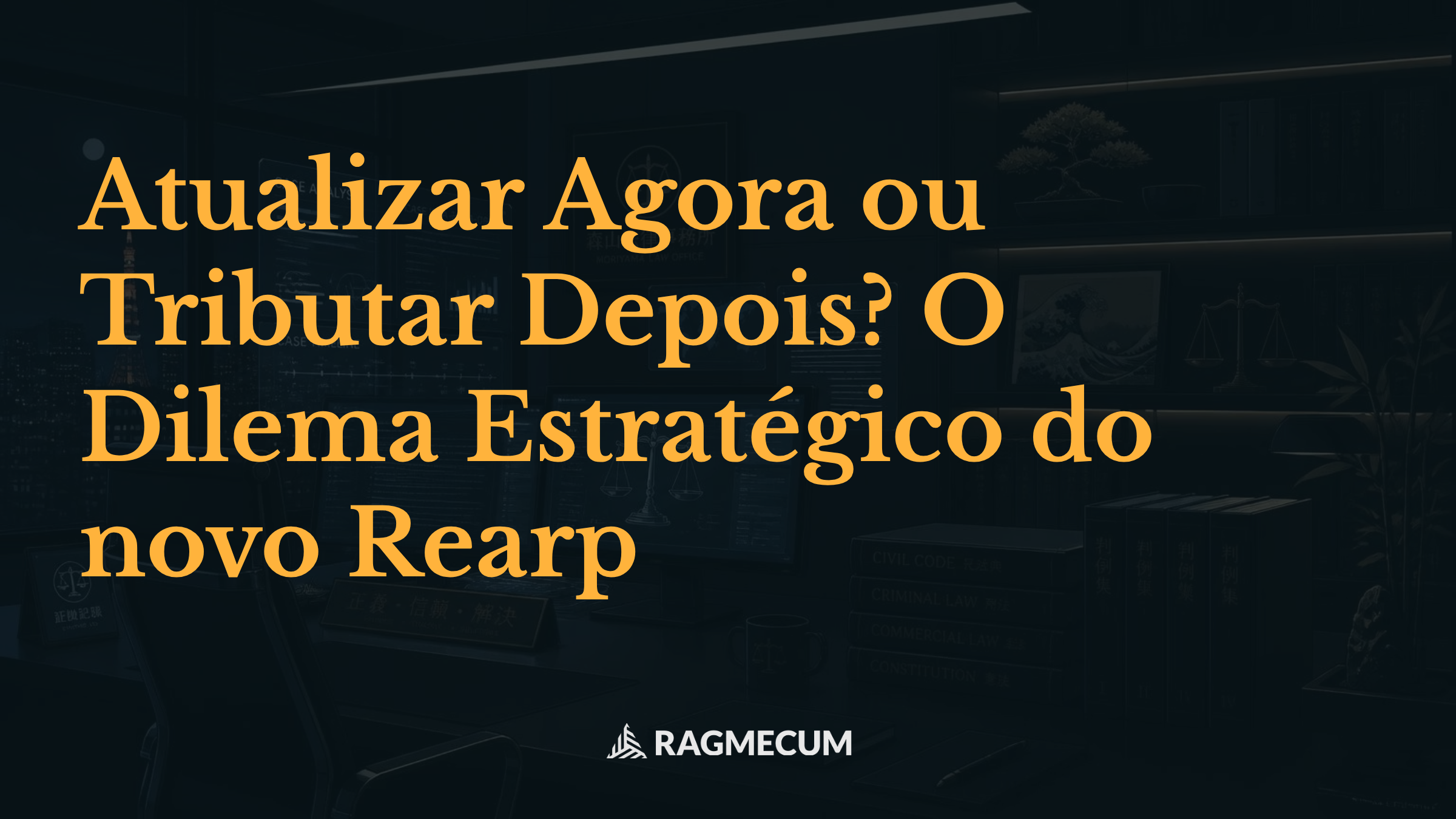 Atualizar Agora ou Tributar Depois? O Dilema Estratégico do novo Rearp