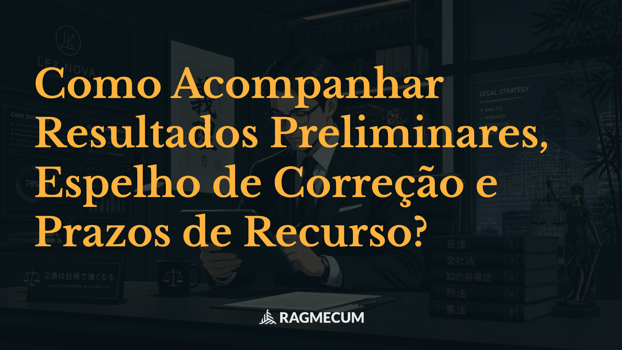 Como Acompanhar Resultados Preliminares, Espelho de Correção e Prazos de Recurso?