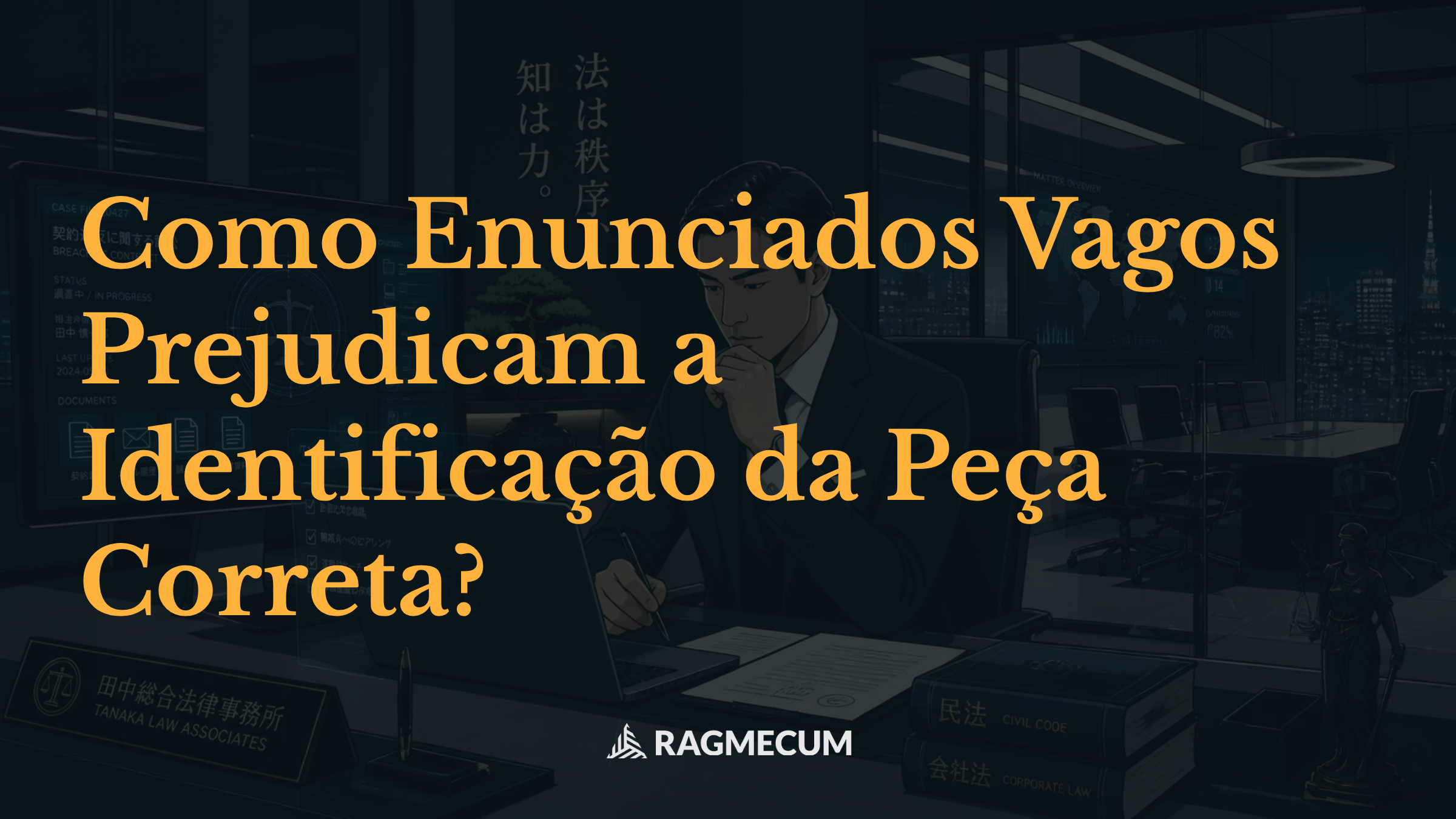 Como Enunciados Vagos Prejudicam a Identificação da Peça Correta?