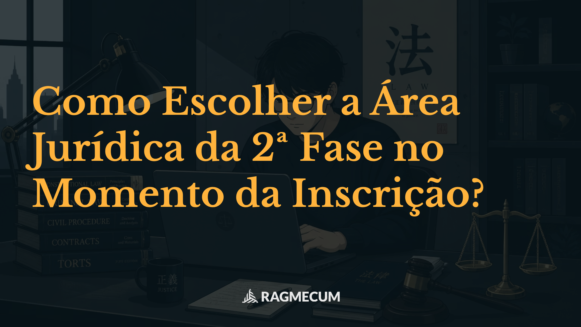 Como Escolher a Área Jurídica da 2ª Fase no Momento da Inscrição?