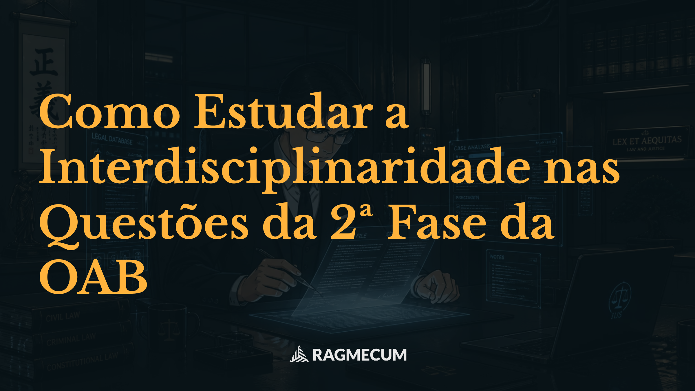 Como Estudar a Interdisciplinaridade nas Questões da 2ª Fase da OAB