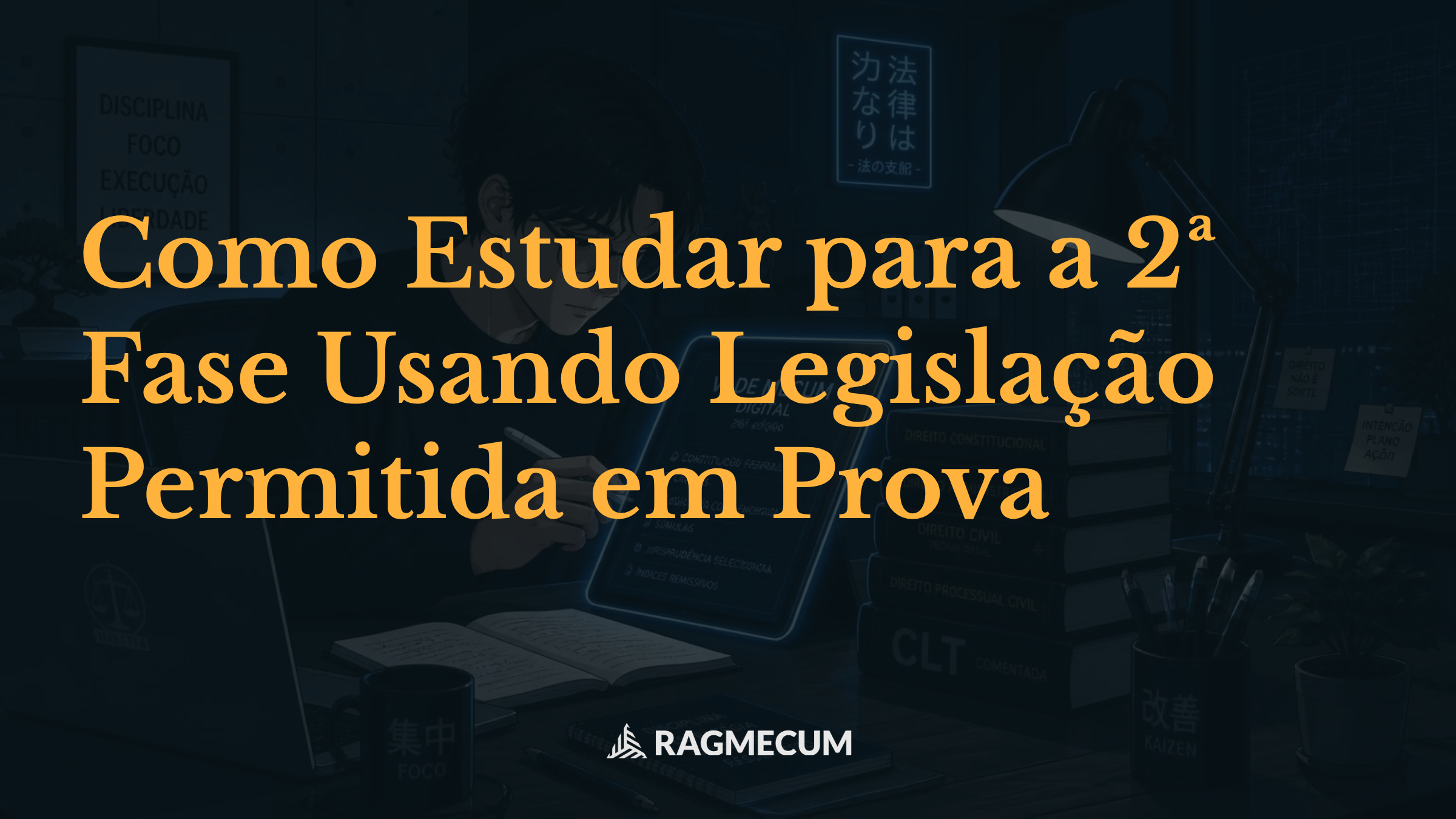 Como Estudar para a 2ª Fase Usando Legislação Permitida em Prova