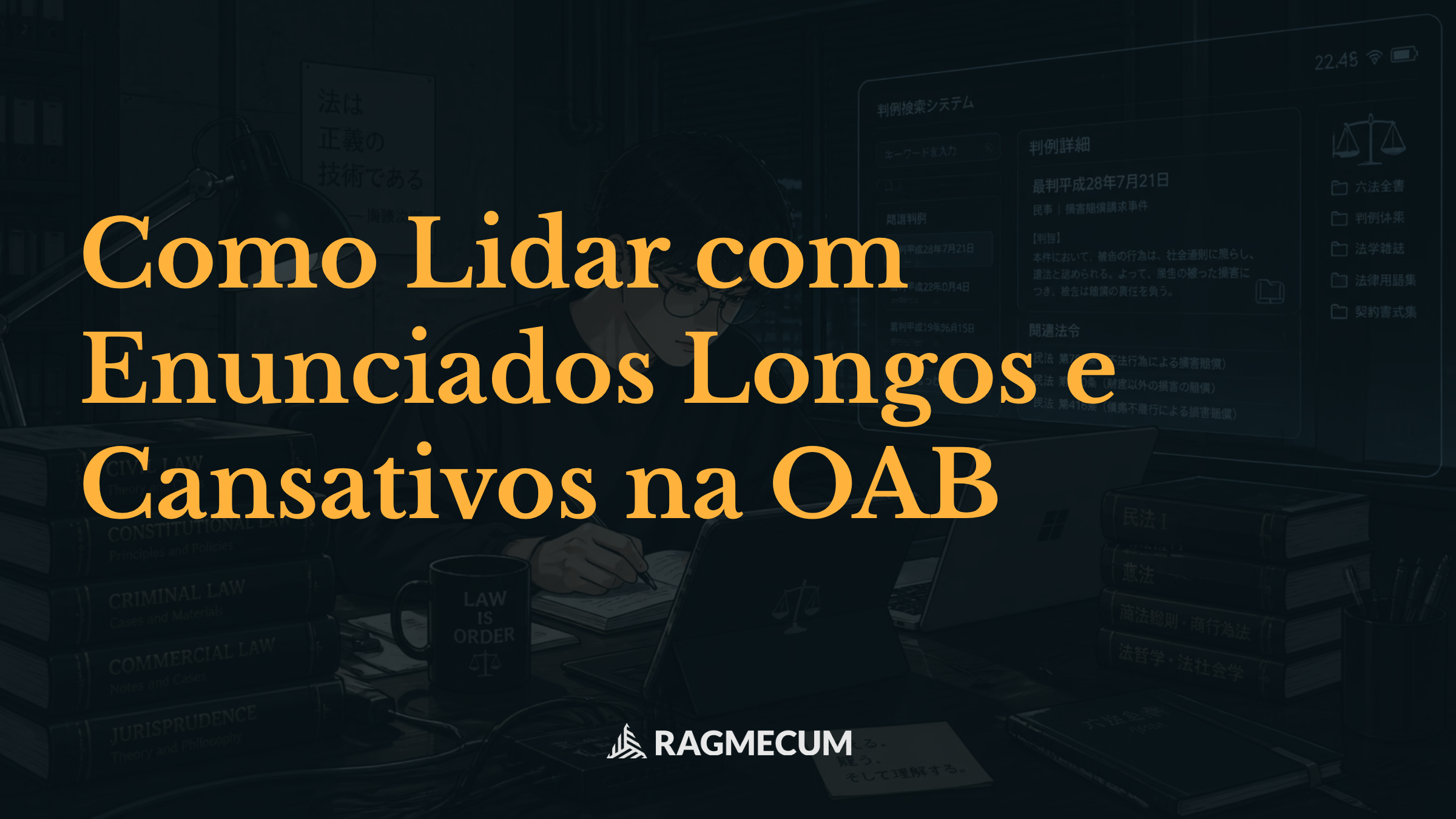 Como Lidar com Enunciados Longos e Cansativos na OAB