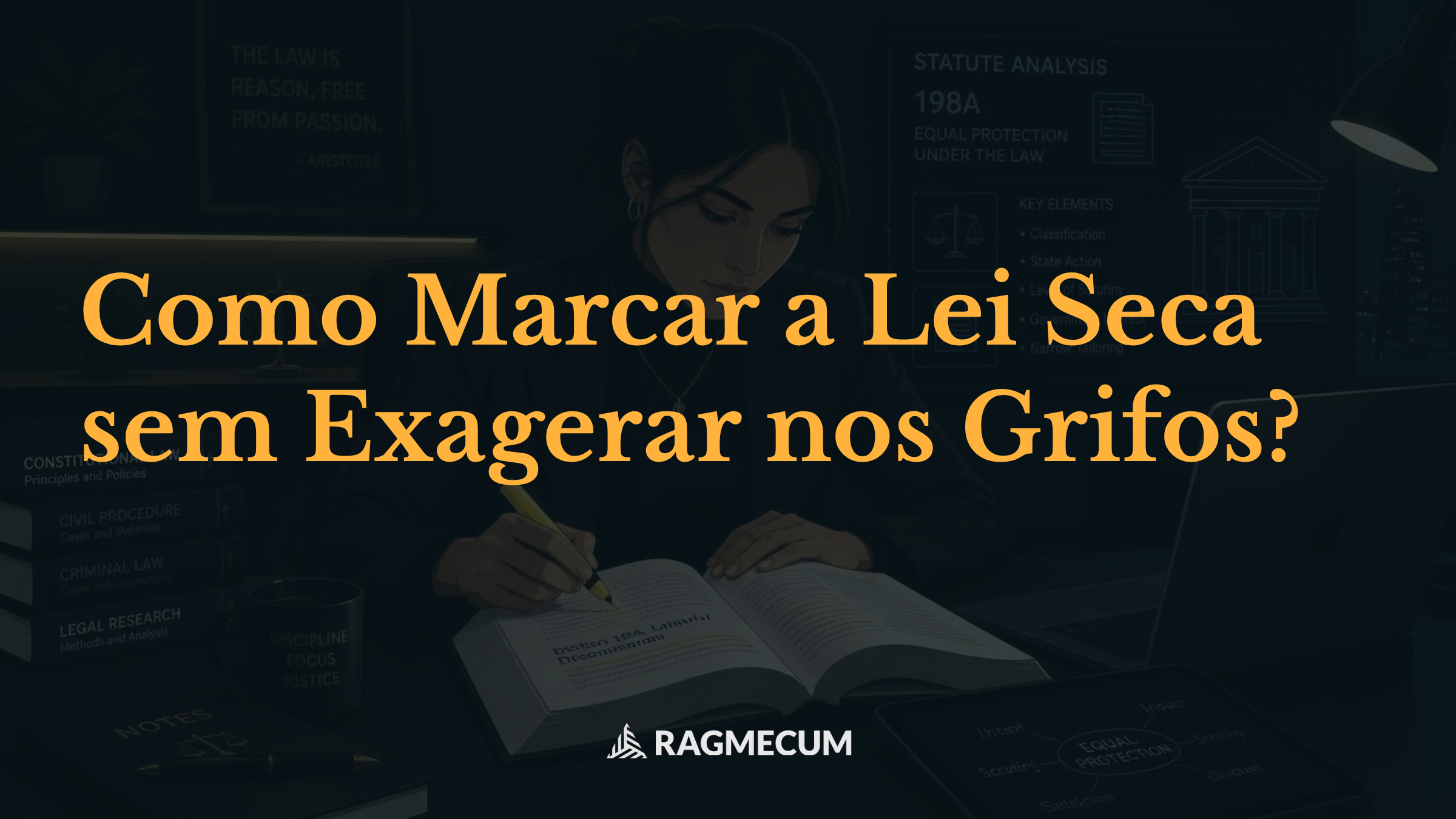 Como Marcar a Lei Seca sem Exagerar nos Grifos?