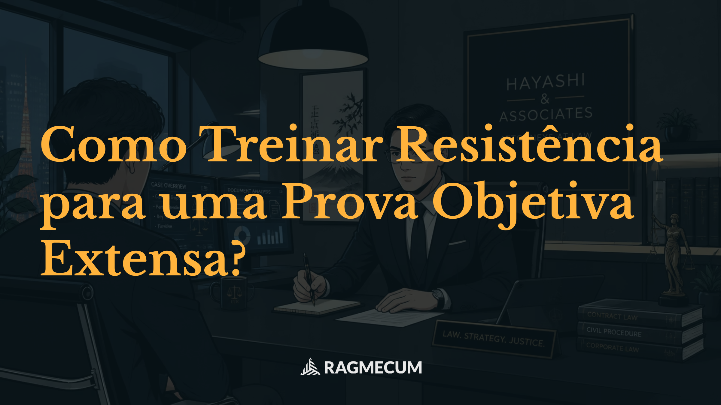 Como Treinar Resistência para uma Prova Objetiva Extensa?