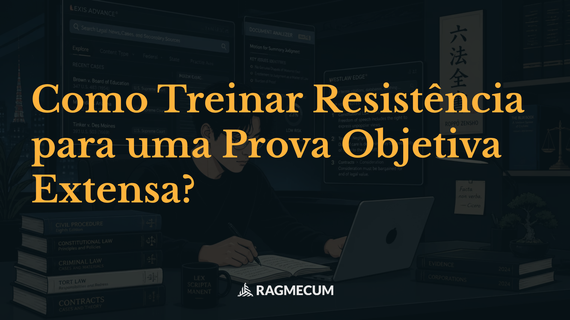 Como Treinar Resistência para uma Prova Objetiva Extensa?