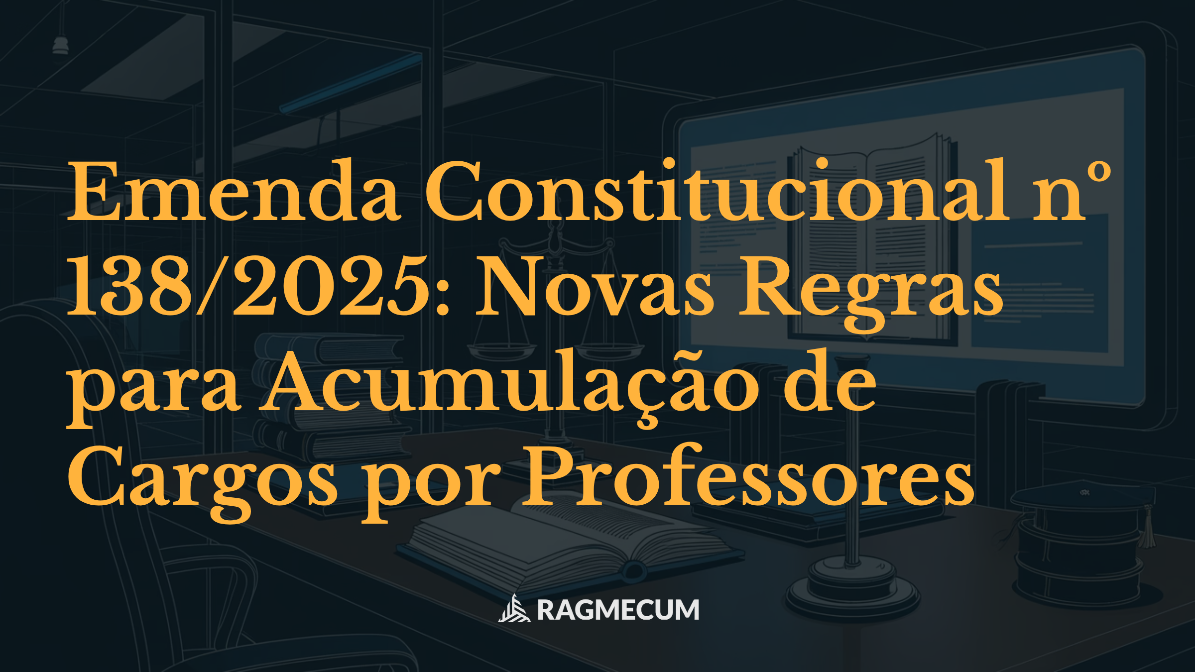 Emenda Constitucional nº 138/2025: Novas Regras para Acumulação de Cargos por Professores