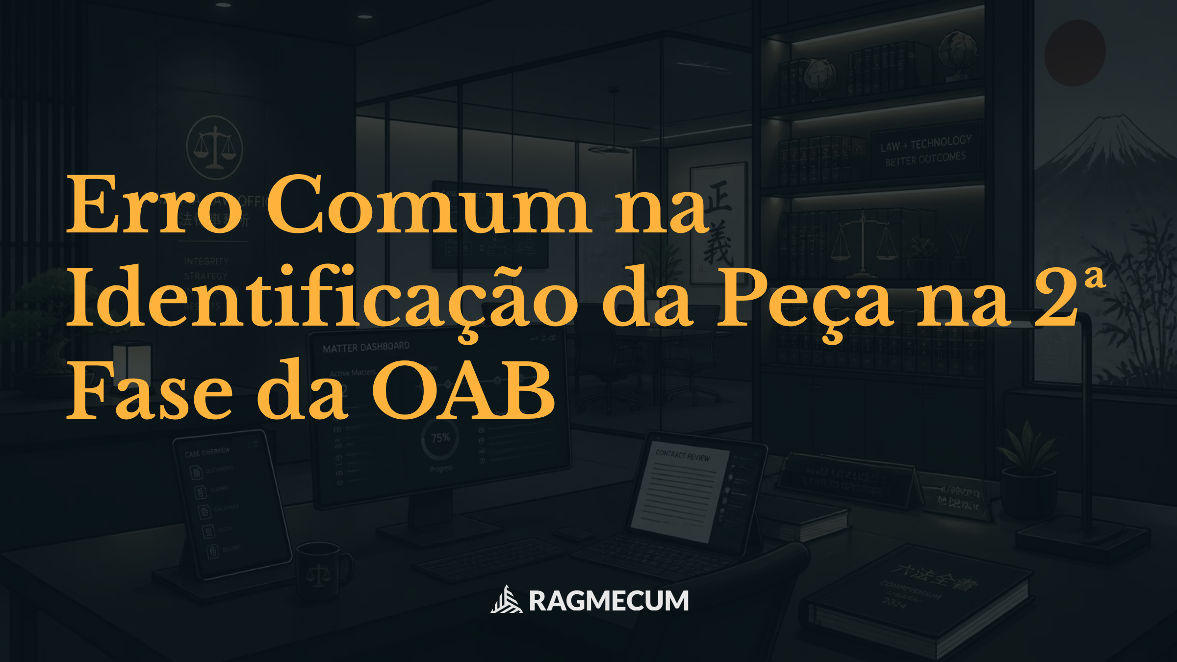 Erro Comum na Identificação da Peça na 2ª Fase da OAB