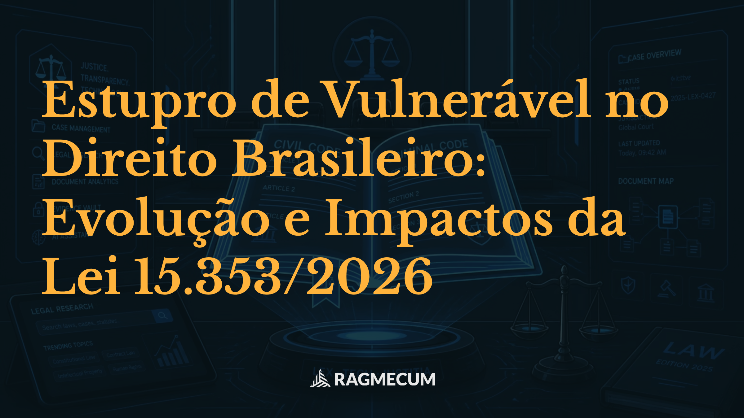 Estupro de Vulnerável no Direito Brasileiro: Evolução e Impactos da Lei 15.353/2026