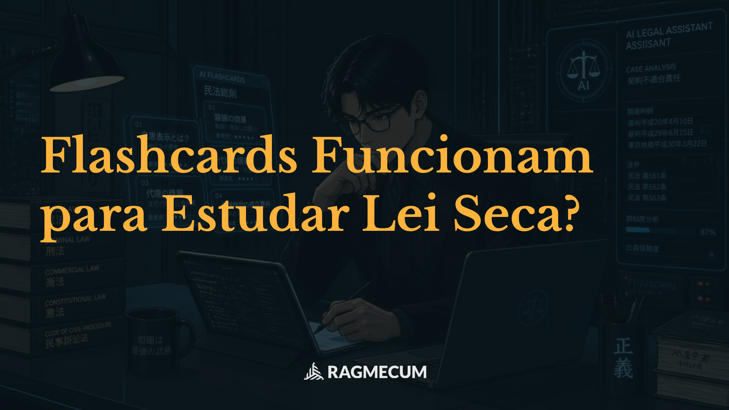 Flashcards Funcionam para Estudar Lei Seca?