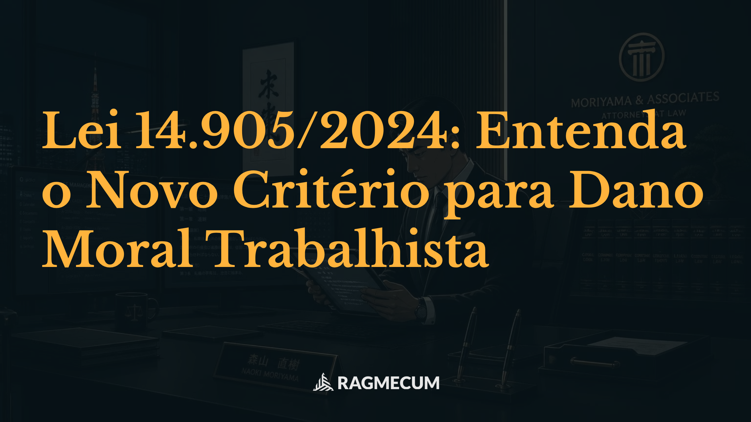 Lei 14.905/2024: Entenda o Novo Critério para Dano Moral Trabalhista