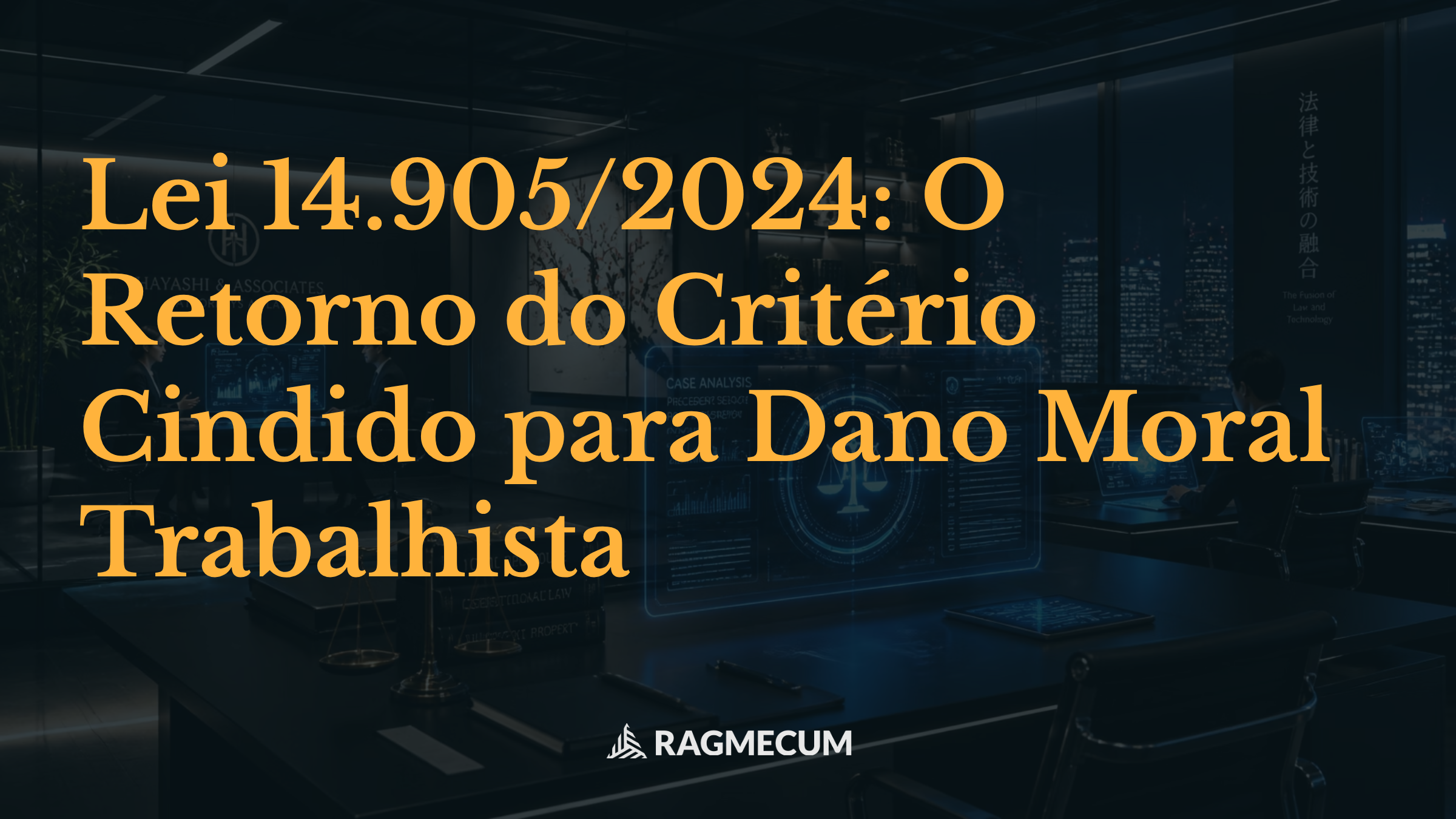 Lei 14.905/2024: O Retorno do Critério Cindido para Dano Moral Trabalhista