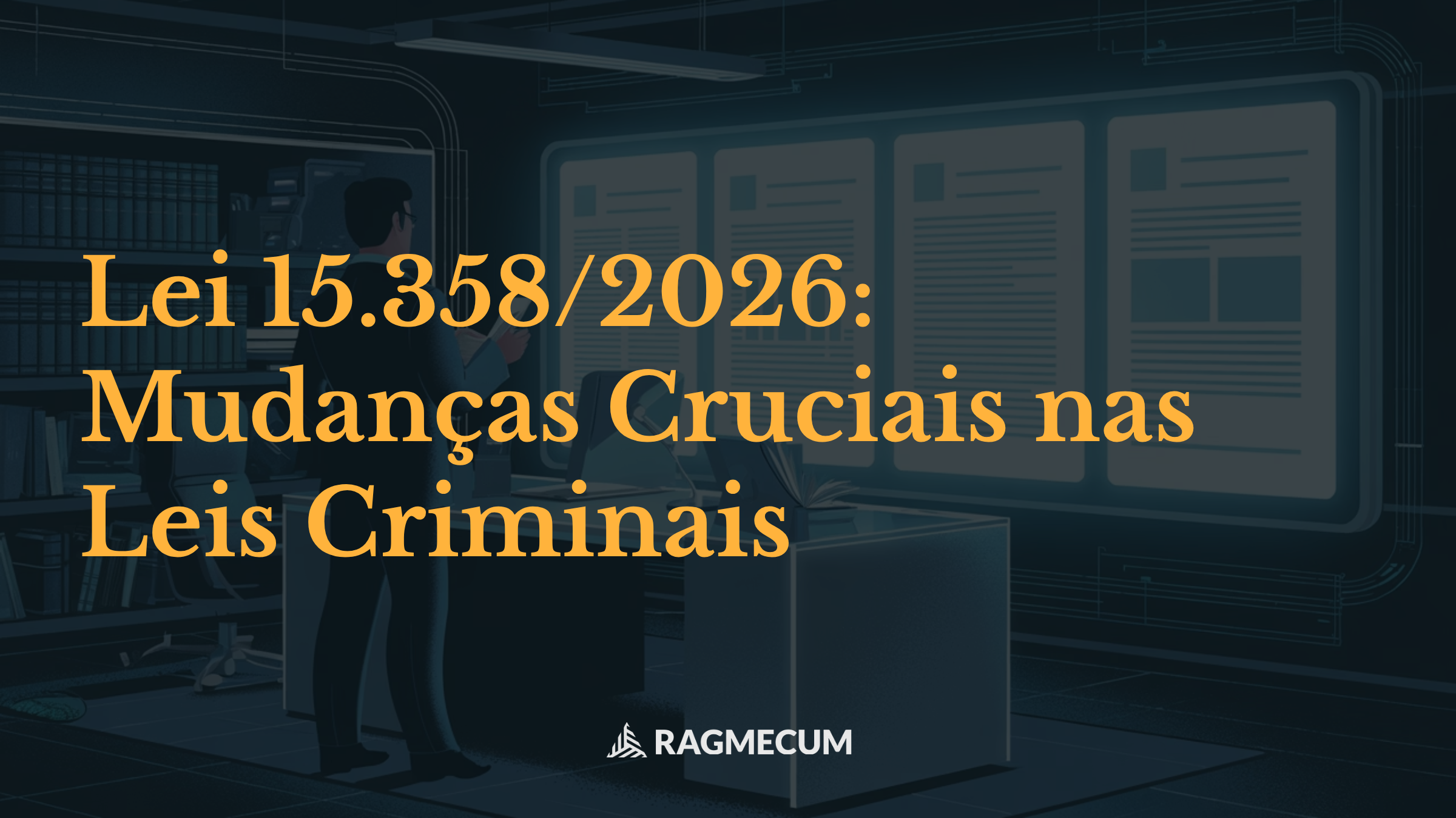 Lei 15.358/2026: Mudanças Cruciais nas Leis Criminais