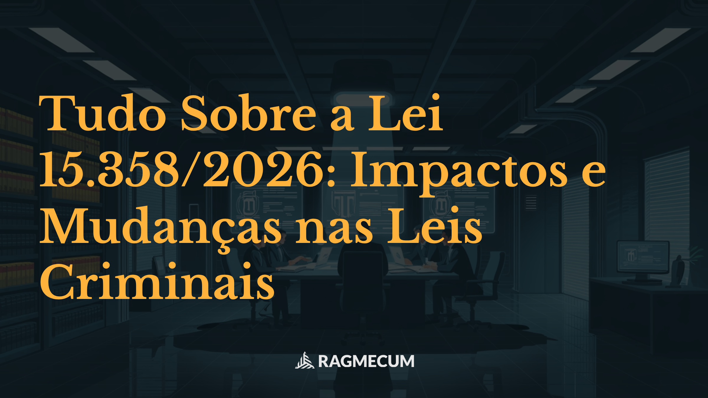 Tudo Sobre a Lei 15.358/2026: Impactos e Mudanças nas Leis Criminais