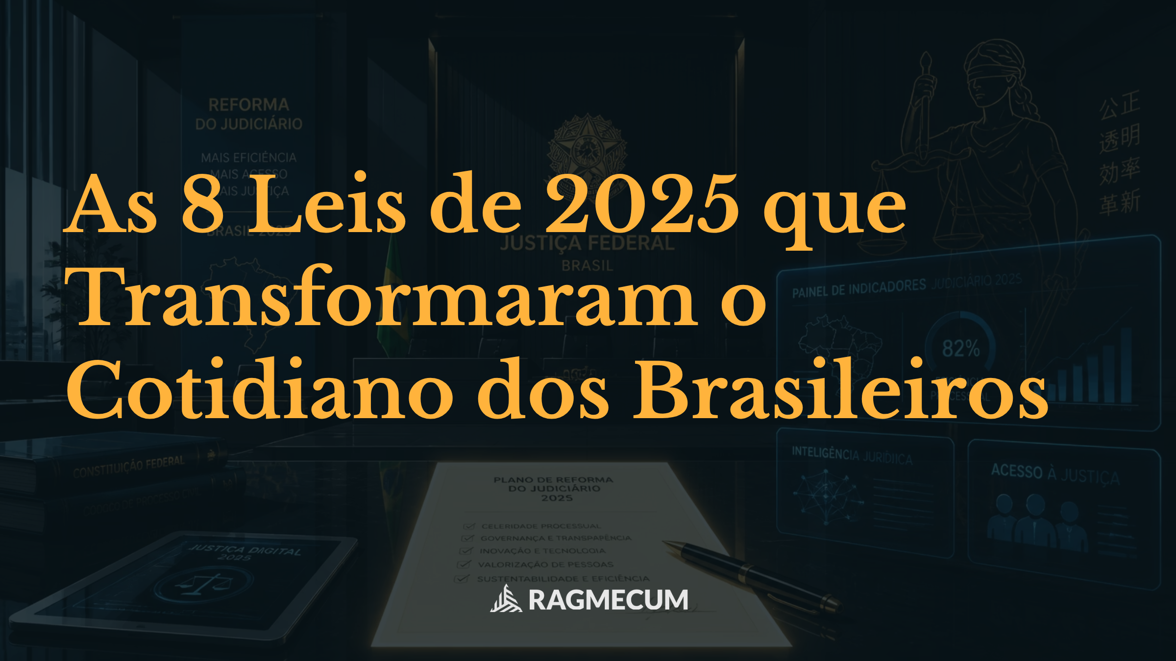 As 8 Leis de 2025 que Transformaram o Cotidiano dos Brasileiros