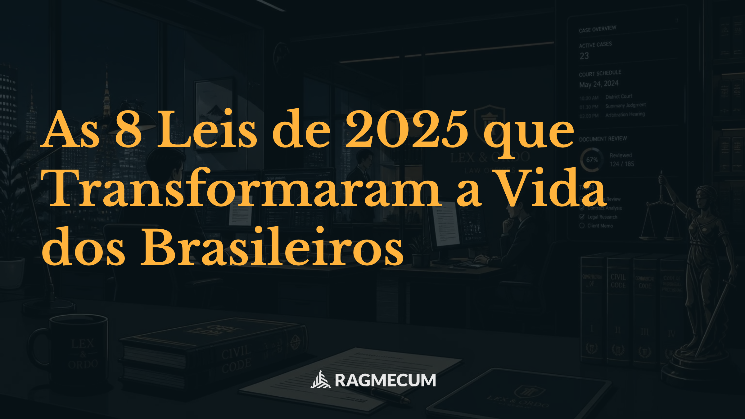 As 8 Leis de 2025 que Transformaram a Vida dos Brasileiros