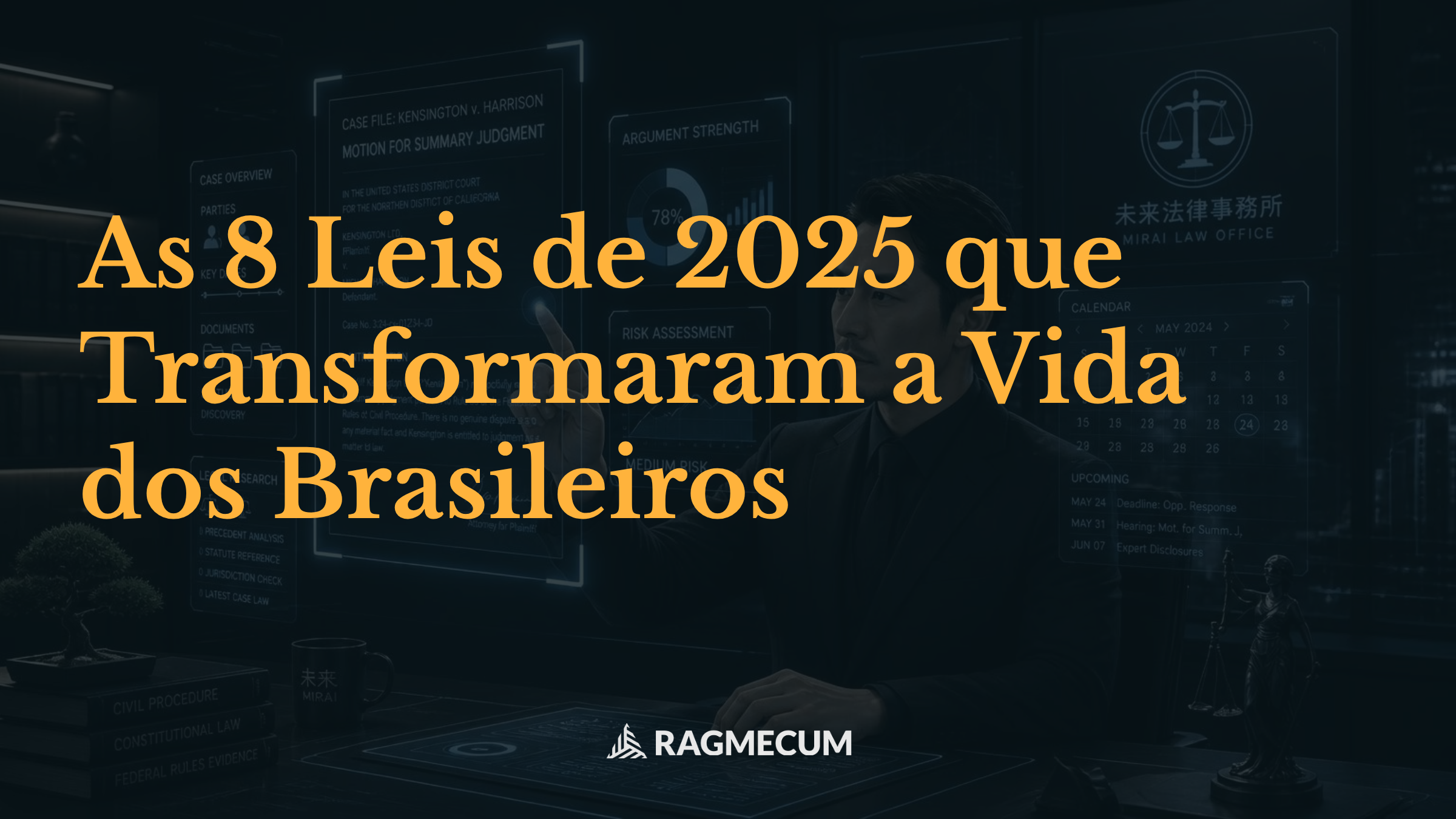 As 8 Leis de 2025 que Transformaram a Vida dos Brasileiros