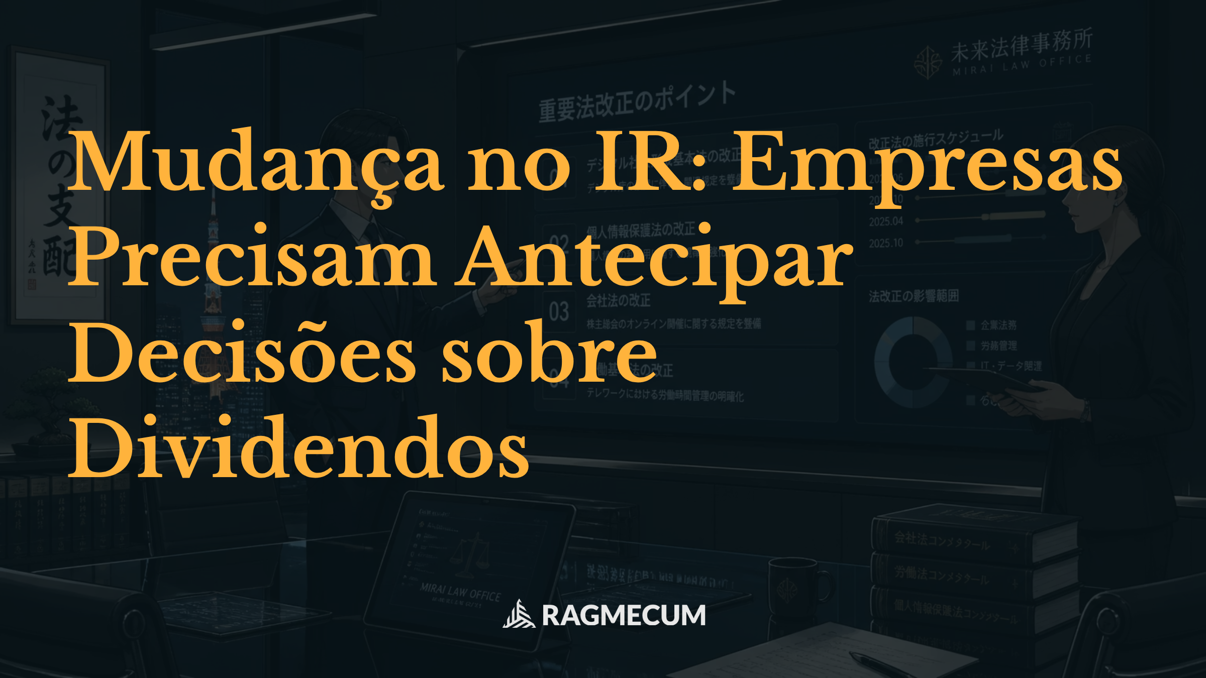 Mudança no IR: Empresas Precisam Antecipar Decisões sobre Dividendos
