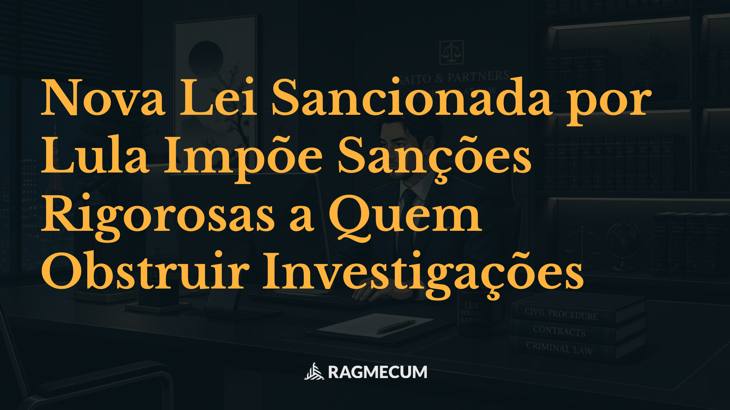 Nova Lei Sancionada por Lula Impõe Sanções Rigorosas a Quem Obstruir Investigações