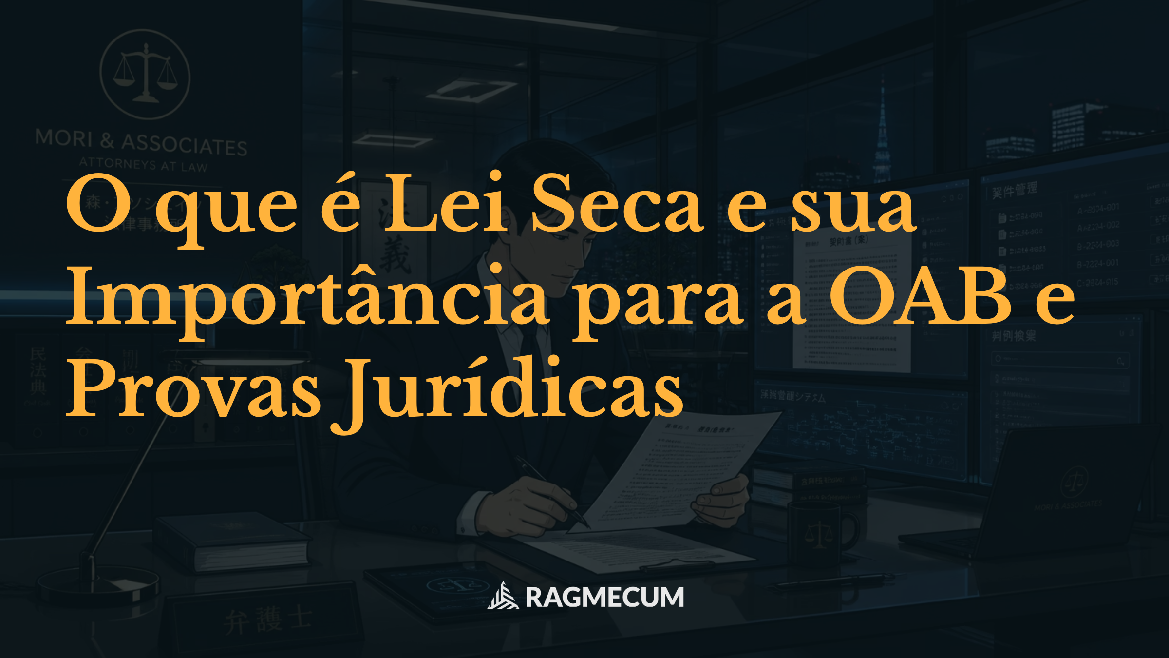 O que é Lei Seca e sua Importância para a OAB e Provas Jurídicas