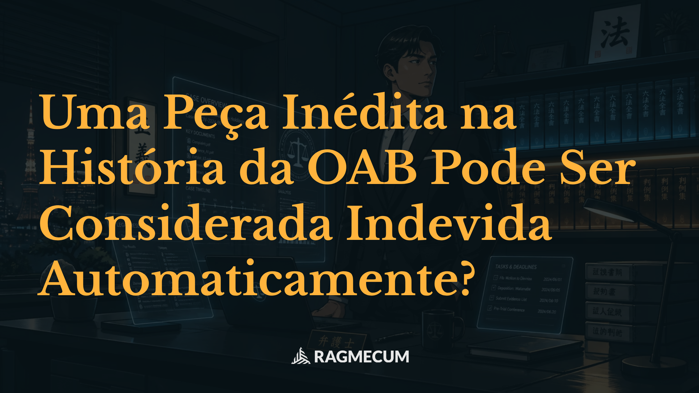 Uma Peça Inédita na História da OAB Pode Ser Considerada Indevida Automaticamente?