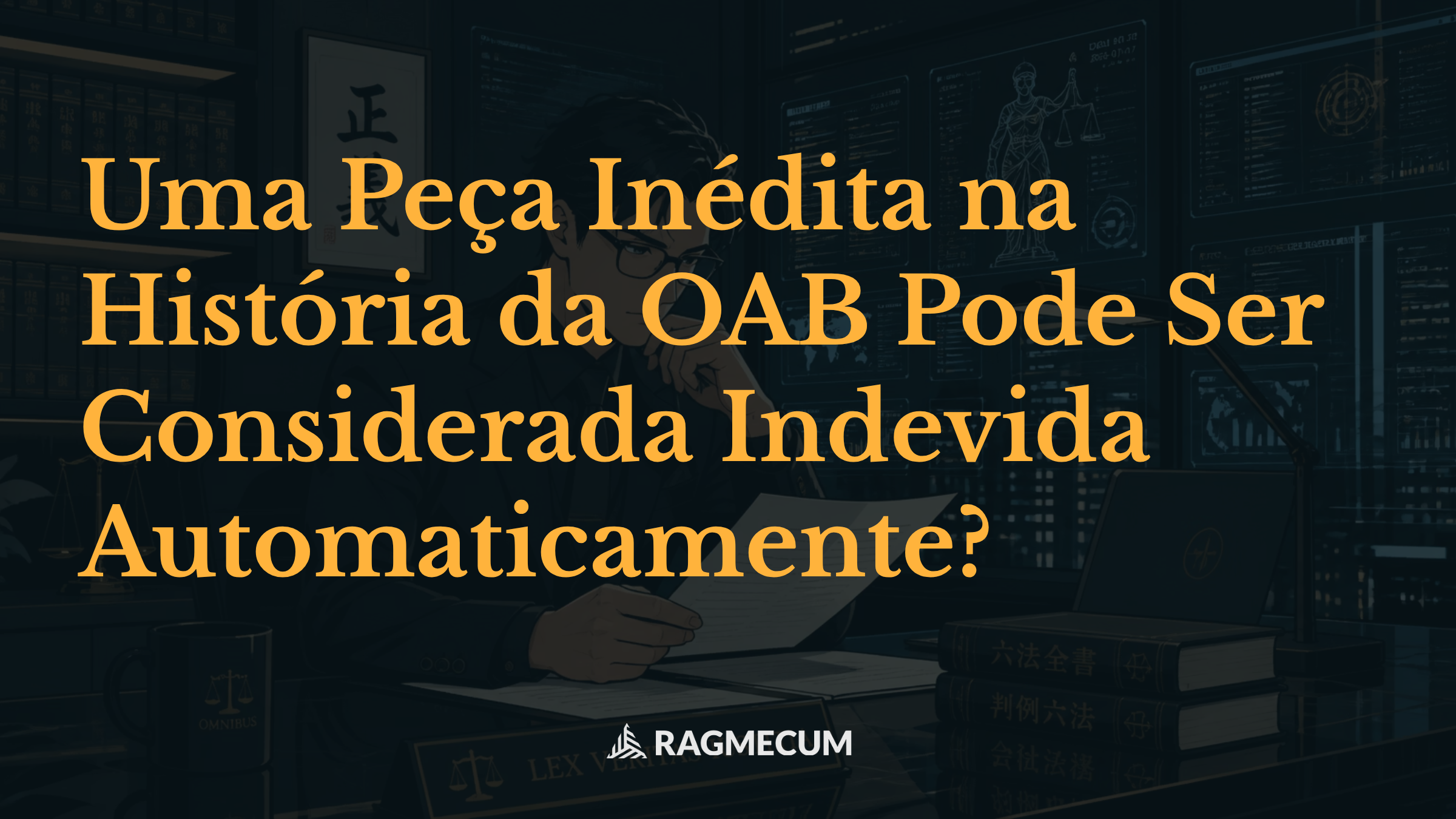 Uma Peça Inédita na História da OAB Pode Ser Considerada Indevida Automaticamente?