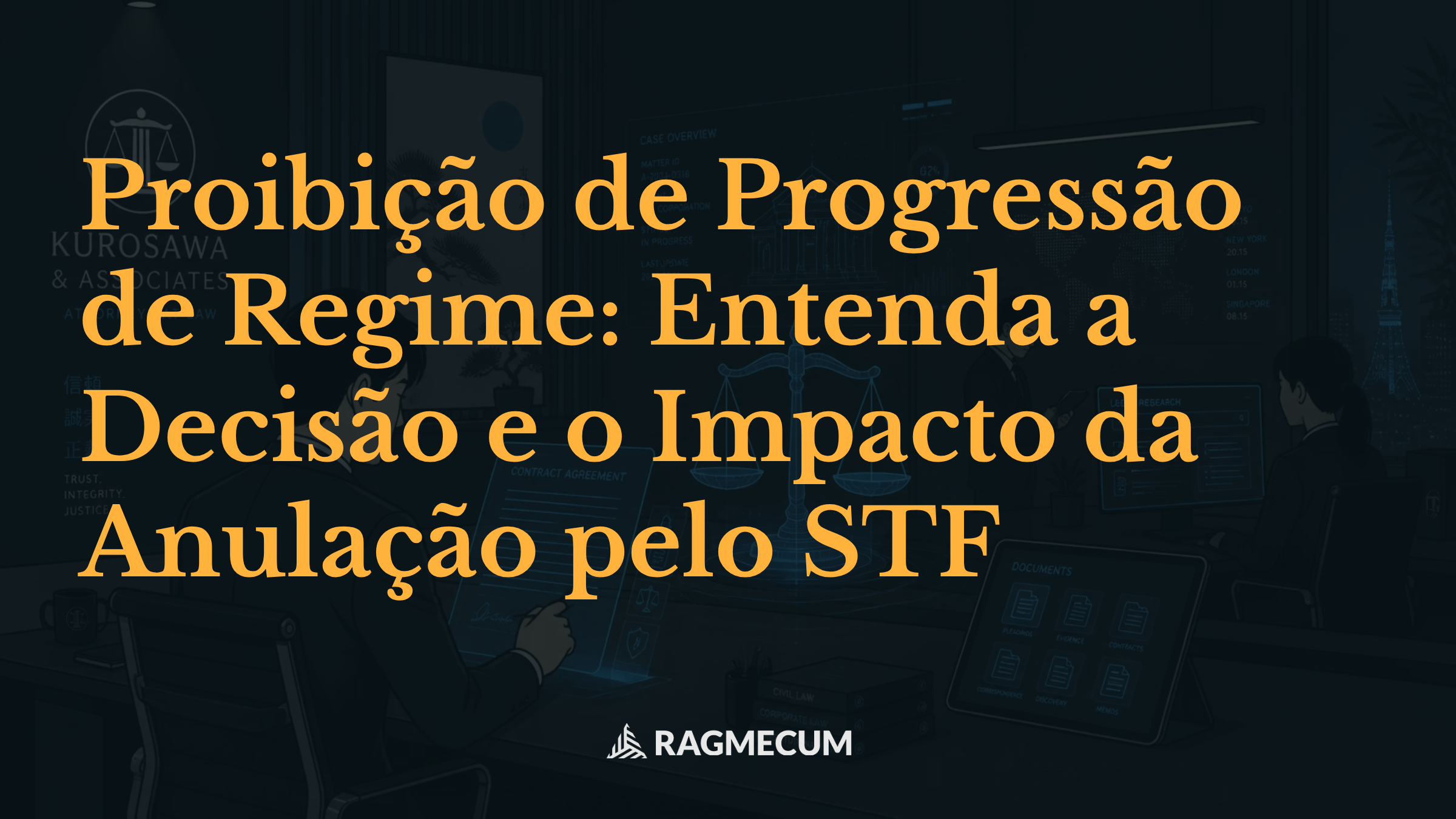 Proibição de Progressão de Regime: Entenda a Decisão e o Impacto da Anulação pelo STF