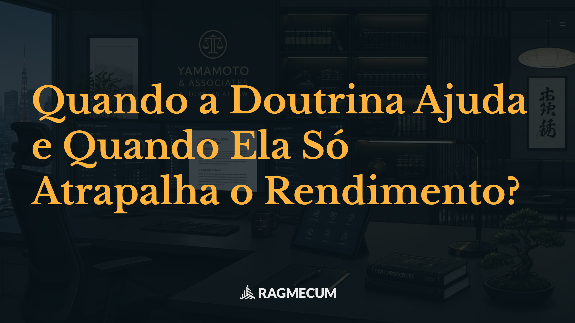 Quando a Doutrina Ajuda e Quando Ela Só Atrapalha o Rendimento?