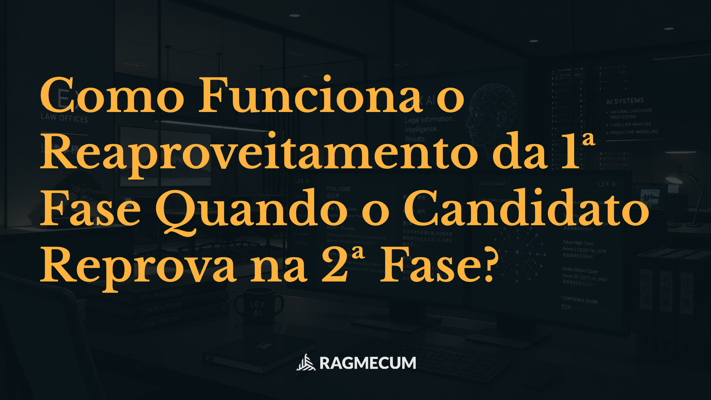 Como Funciona o Reaproveitamento da 1ª Fase Quando o Candidato Reprova na 2ª Fase?