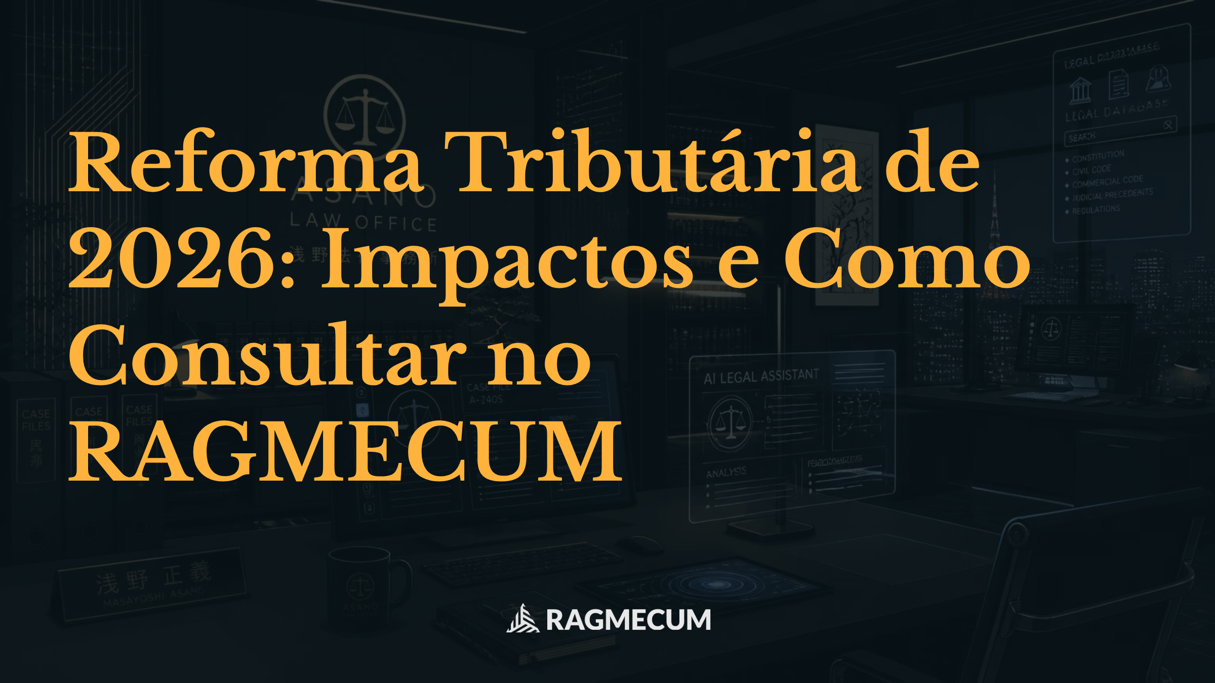 Reforma Tributária de 2026: Impactos e Como Consultar no RAGMECUM
