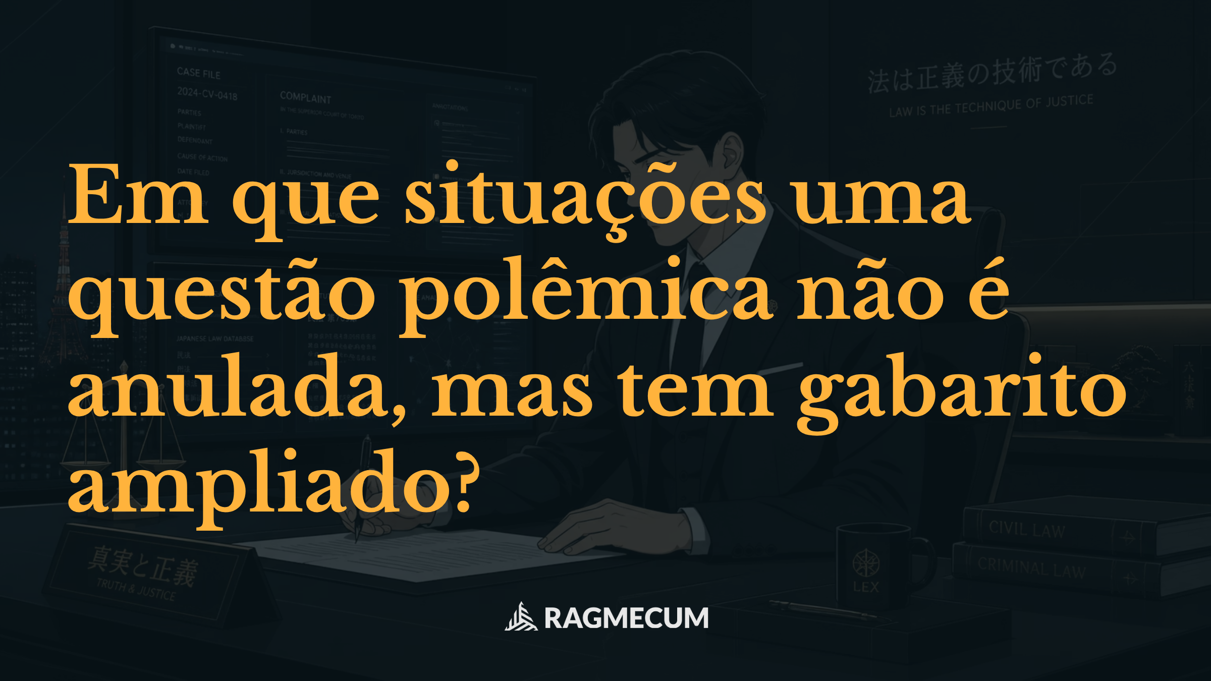 Em que situações uma questão polêmica não é anulada, mas tem gabarito ampliado?