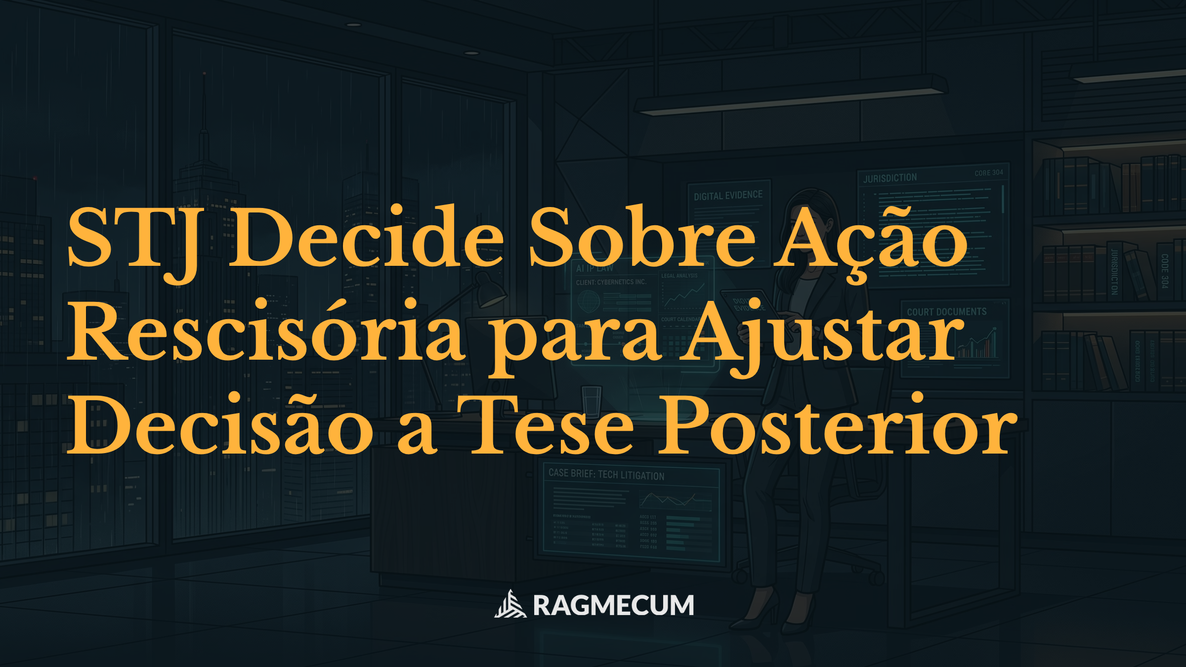 STJ Decide Sobre Ação Rescisória para Ajustar Decisão a Tese Posterior