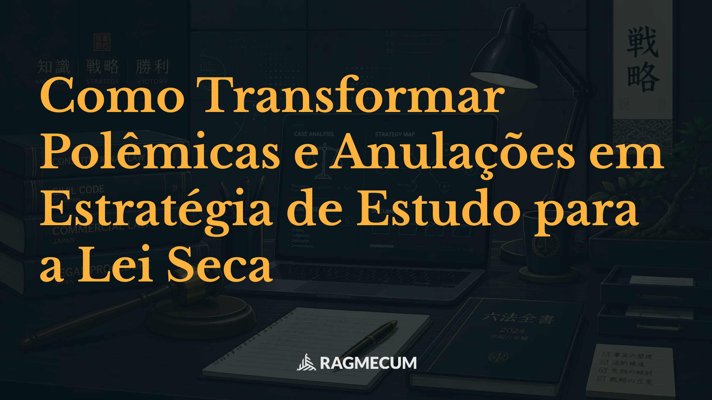 Como Transformar Polêmicas e Anulações em Estratégia de Estudo para a Lei Seca